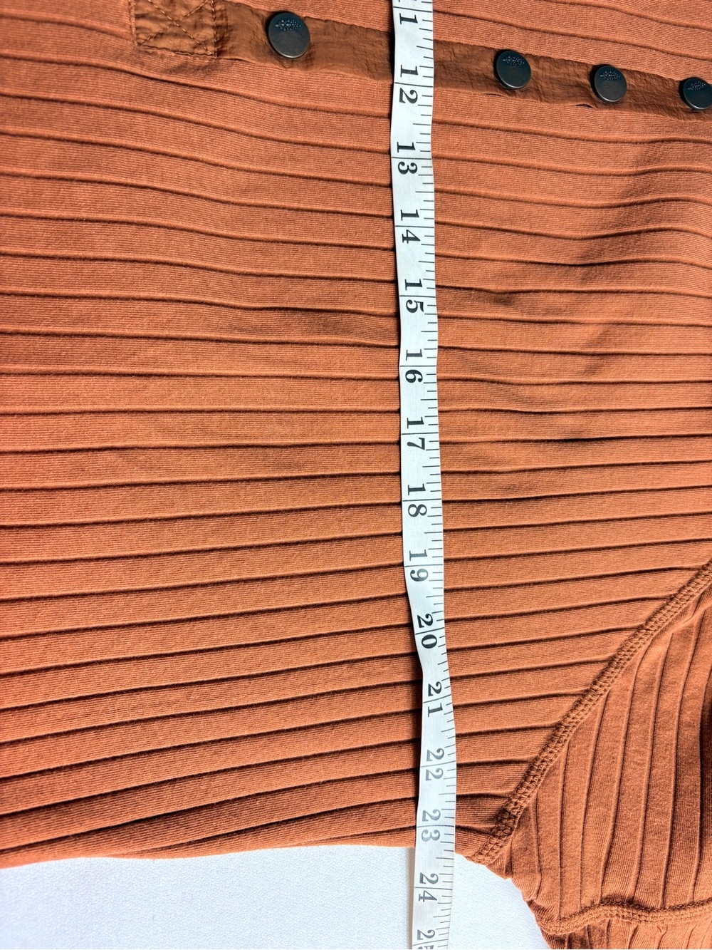 FP Movement by Free People Ribbed Snap Henley Tunic in Rust - Picture 11 of 12